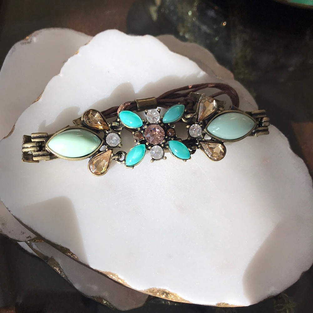 Beautiful rhinestone and crystal bracelet